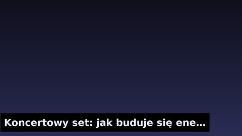 Koncertowy set: jak buduje się energię na scenie